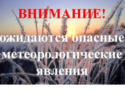 Предупреждение об опасных метеорологических явлениях