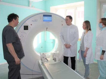 В Чебоксарской районной больнице новый компьютерный томограф