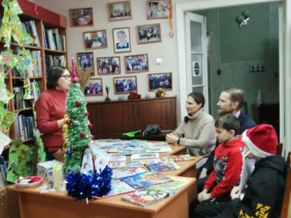 В центральной библиотеке им. Г. Н. Айги города Шумерля состоялось снежное ассорти «У наших зим – особенная прелесть».