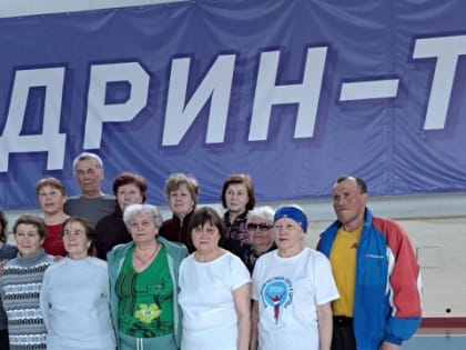 Сегодня в ФСК «Присурье» прошло тестирование нормативов ВФСК ГТО у лиц пожилого возраста