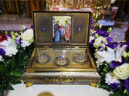 Ковчег с частью Пояса Пресвятой Богородицы прибыл для поклонения в Чебоксары