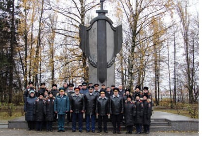 Открытие аллеи в Чебоксарах в честь сотрудников правоохранительных органов