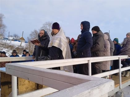 Освящение купели в д. Шихабылово Урмарского района