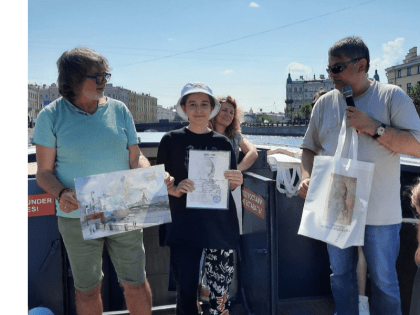 Ученики ЧДХШ № 6 им. Акцыновых участвовали в пленэрной программе в Санкт-Петербурге