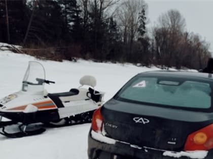 После сформирования ледостава на водных объектах республики зафиксированы случаи выезда транспортных средств на лед в неустановленных местах