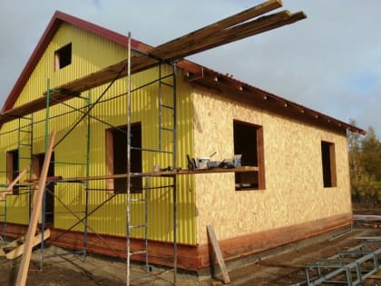 Вурнарском районе строится новый фельдшерский пункт