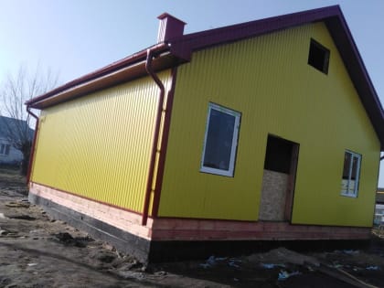 В деревне Верхнее Буяново продолжаются работы по строительству фельдшерско-акушерского пункта