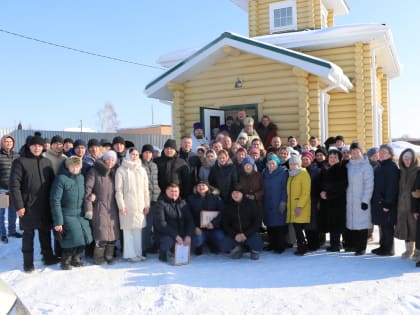 В поселке Новые  Тренькасы состоялось торжественное открытие часовни
