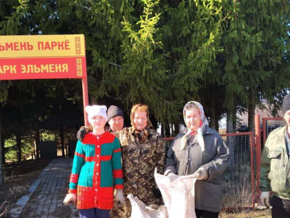 Коллективы образовательных организаций и учреждений культуры принимают активное участие в месячнике по благоустройству и озеленению населенных пунктов