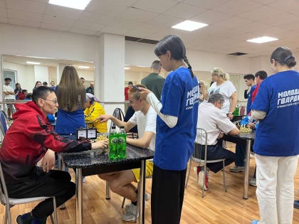 Молодогвардейцы Канашского местного отделения помогли организовать Веселые старты