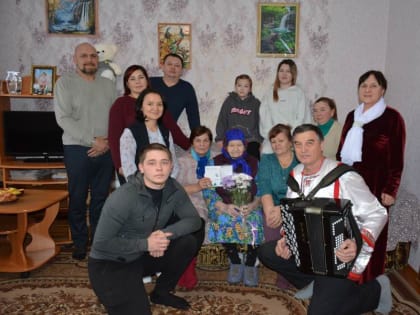 Долгожительница Вурнарского округа отметила 95-летие