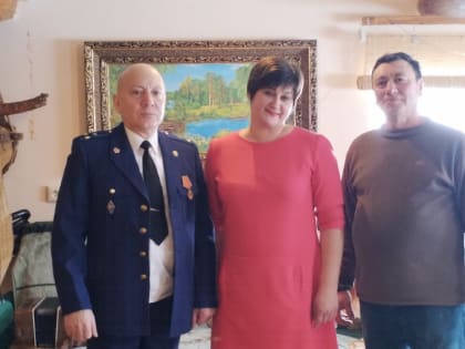 Поздравление на дому с Днем защитника Отечества