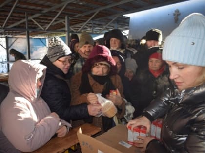 Продукты и средства гигиены уже распределены среди подопечных социального отдела