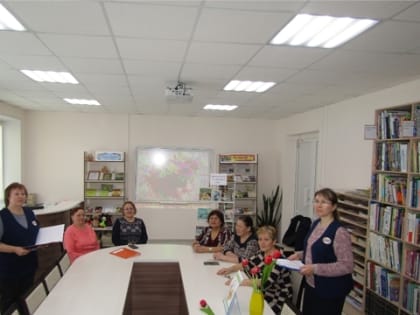 Очередное занятие клуба «Селяночка» на тему «…И мать, и сестра, и жена»