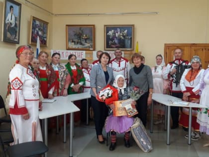 Жительница д. Нюргечи Лидия Шербустанова отметила 90-летний юбилей