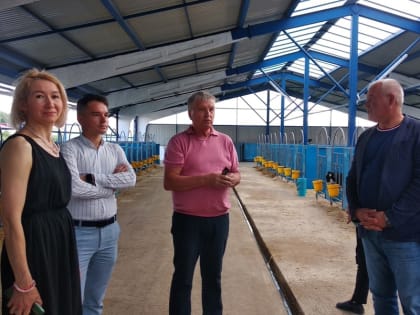 Николай Хорасев ознакомился с ходом реализации инвестиционных проектов на территории ООО «ЧебоМилк»