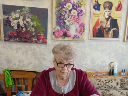 Алмазная мозаика – полезное увлечение пожилых граждан