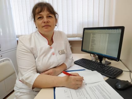 Старшая медсестра детской поликлиники Елена Мингалева в профессии более 20 лет