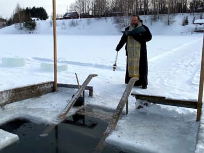 В Крещенский сочельник в Чебоксарском районе совершено освящение нескольких источников