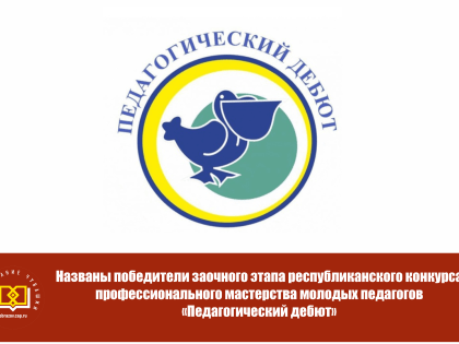 Названы победители первого (заочного) этапа республиканского конкурса профессионального мастерства молодых педагогов «Педагогический дебют»