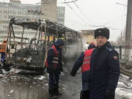 В прокуратуре Чувашии начали проверку по факту возгорания автобуса в Чебоксарах