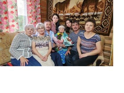Жительница деревни Малая Таяба Анна Петровна Егорова отметила 90-летний юбилей