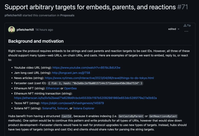 Farcaster Embeds Discussion