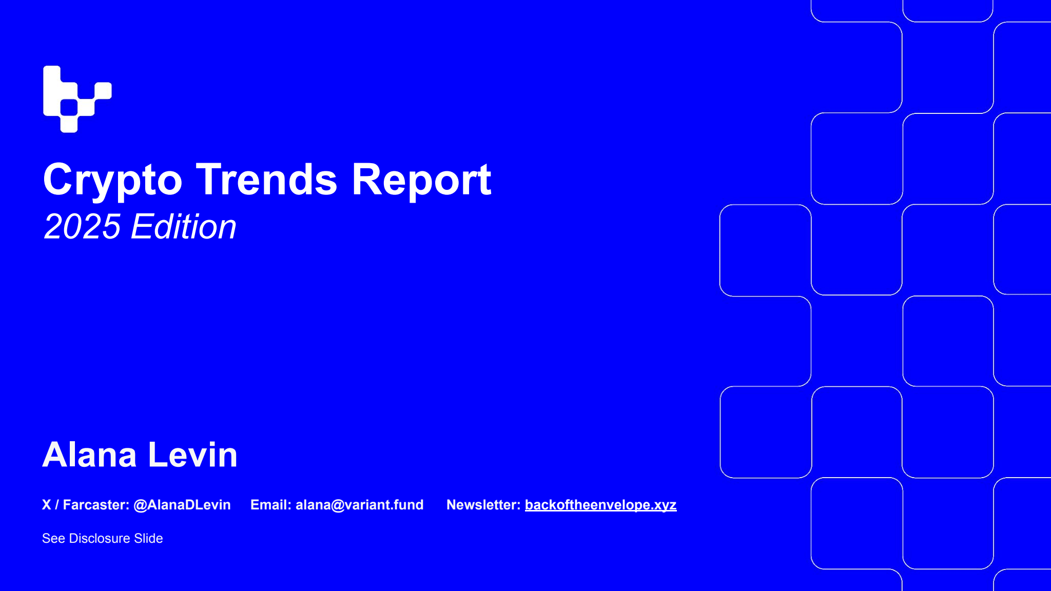 Crypto Trends Report 2025 Edition