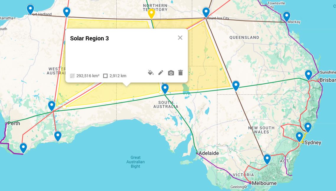 Solar Region 3 polygon, Great Victoria Desert