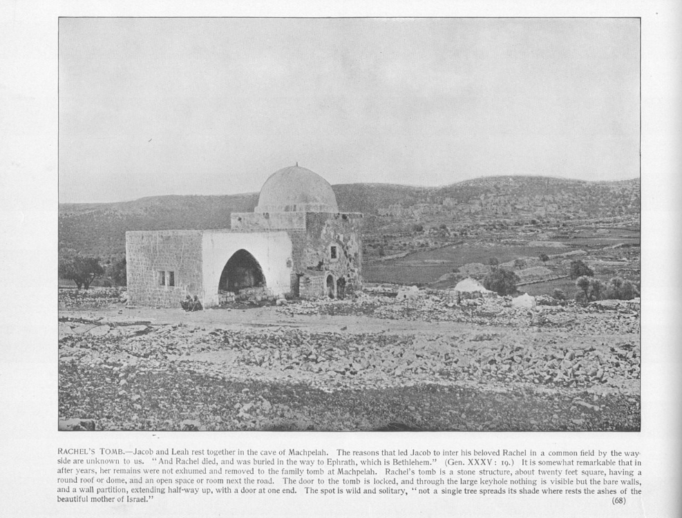 The traditional Tomb of Rachel near Bethlehem.
