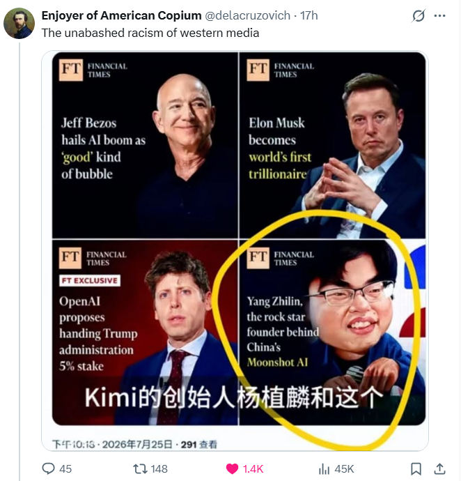 the four-panel FT comparison as circulated, 25 July 2026