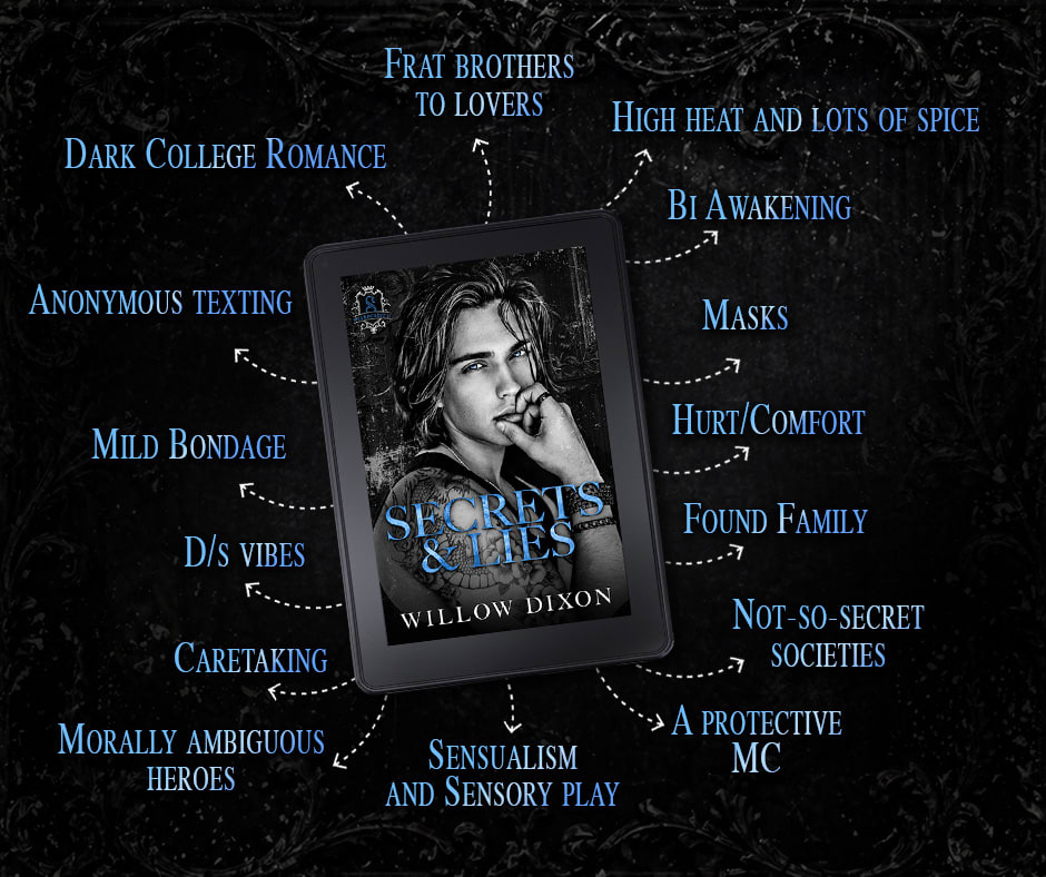 Secrets and Lies by Willow Dixon - promo graphic