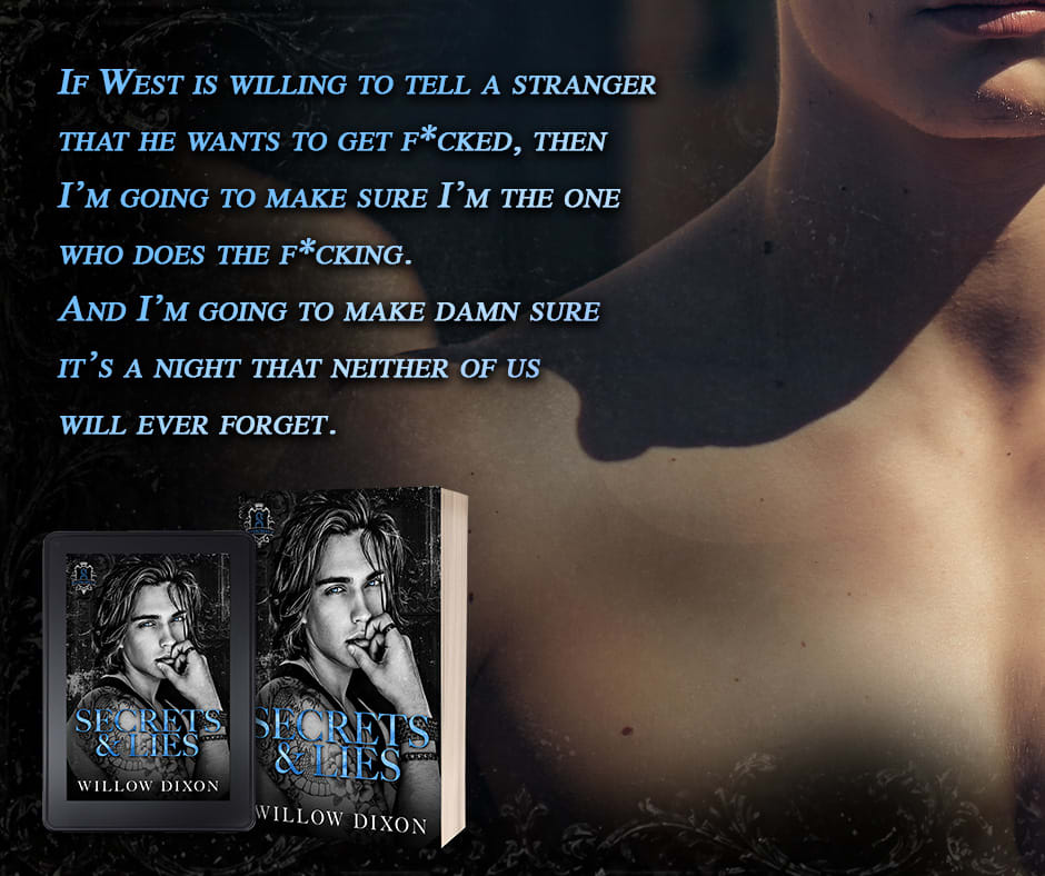 Secrets and Lies by Willow Dixon - promo graphic