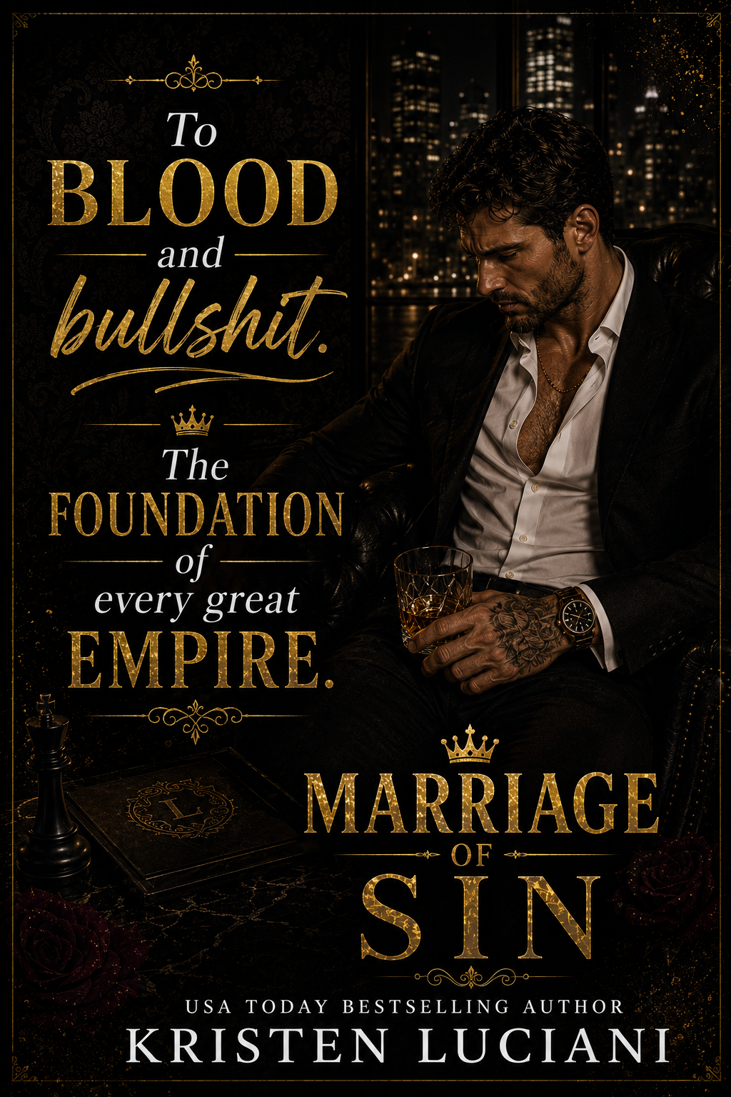Marriage of Sin by Kristen Luciani - promo graphic