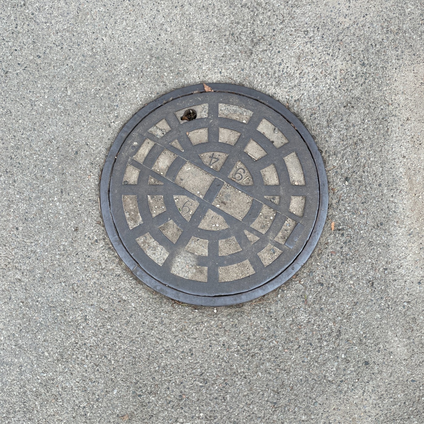 Geometrická mřížka tohoto exempláře, s precizně odlitými segmenty a inkrustací z betonu, představuje fascinující ukázku  in New York City, United States — CoverSpot