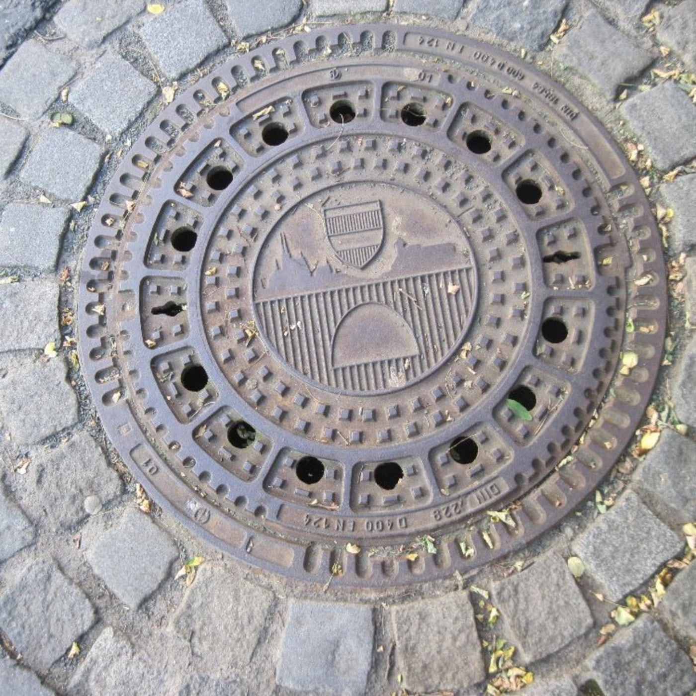 Manhole cover in Brno, South Moravian, Czechia — CoverSpot