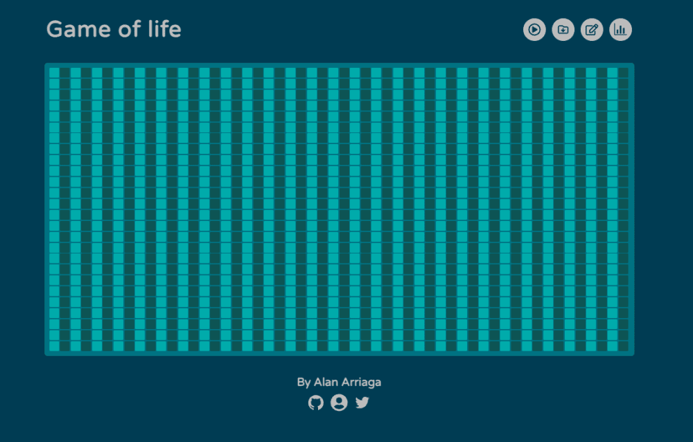 Visualización interactiva del Juego de la Vida