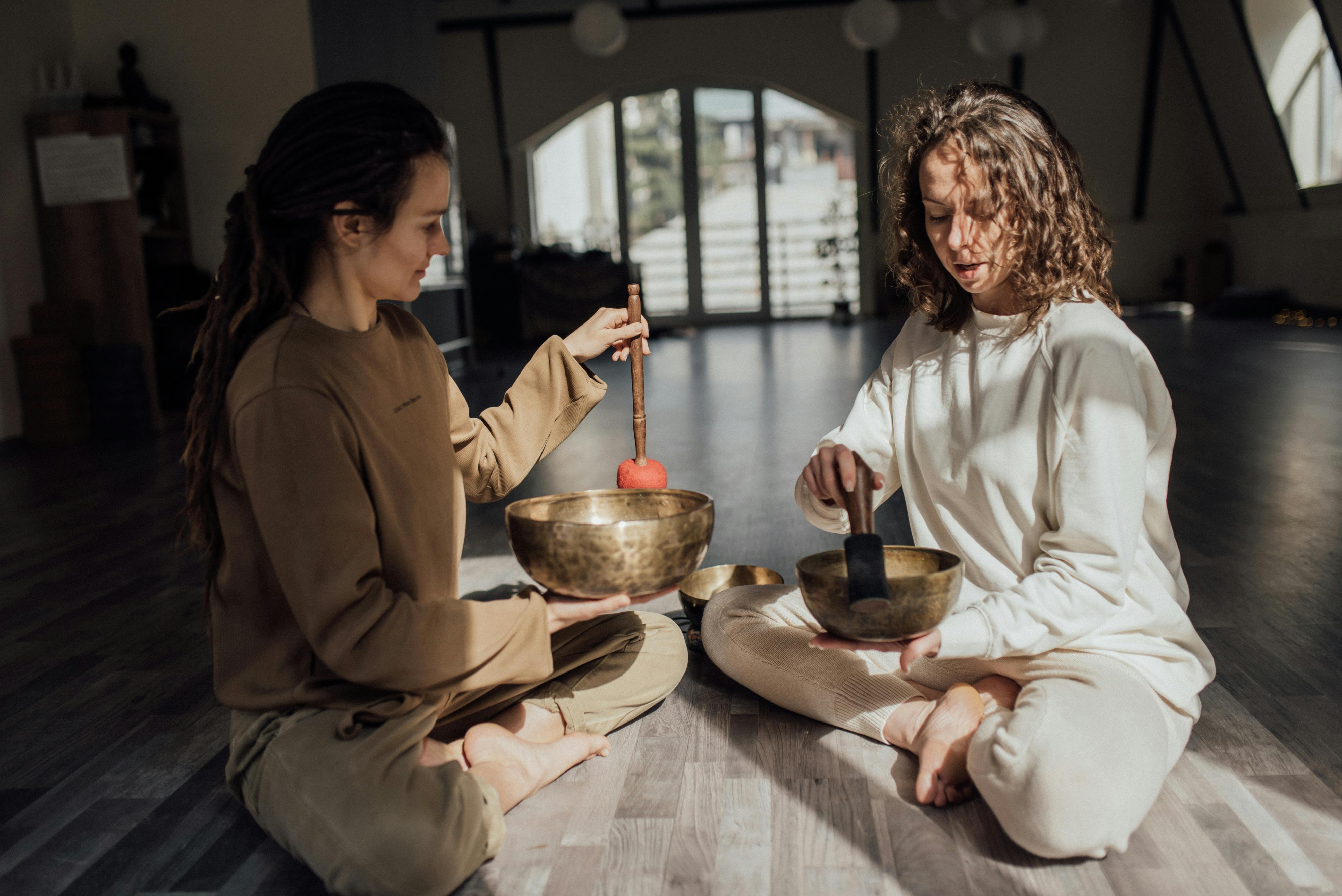 Beginner Gentle Restorative Yoga with Sound class at Gilbert Flex Studio