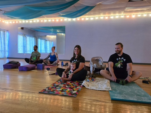 Prenatal yoga class at Gilbert Flex Studio