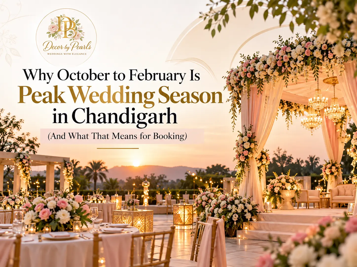 Why October to February Is Peak Wedding Season in Chandigarh (And What That Means for Booking)