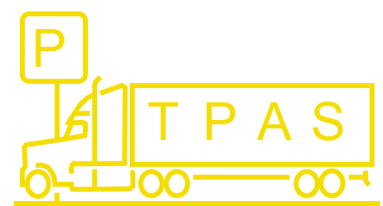 Vector image truck with TPAS on the side