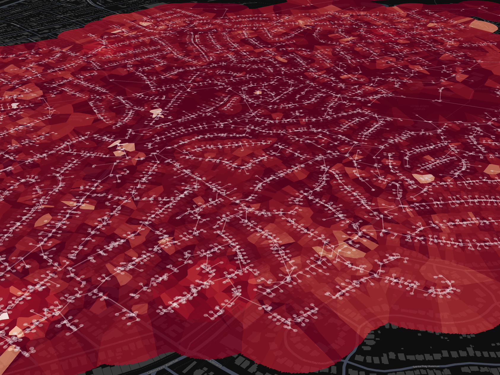 Network Geovisualization for Electricity Grid Distribution Systems