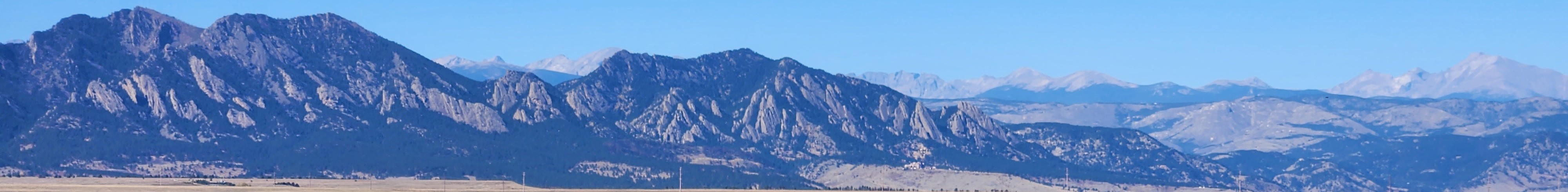 Flatirons and Longs Peak