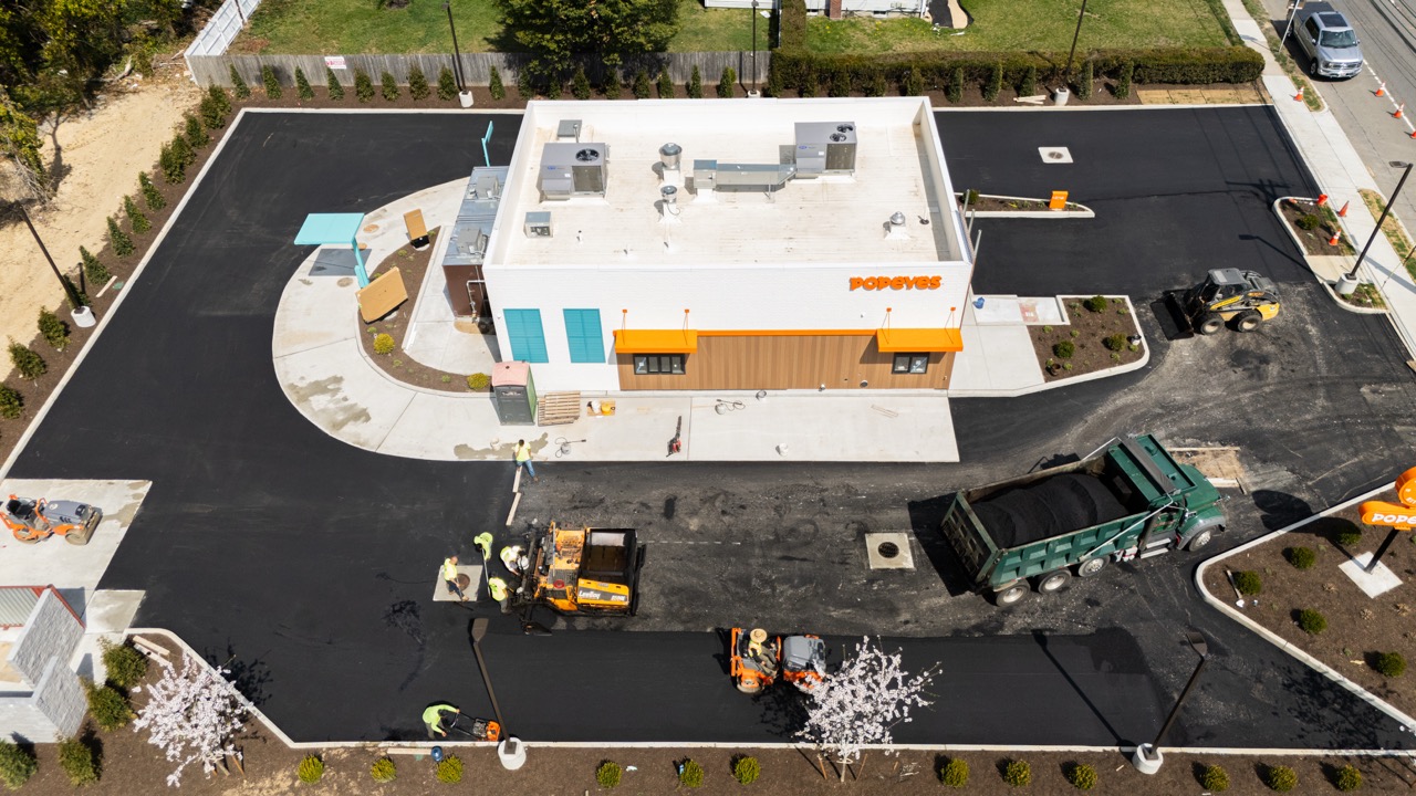 Popeyes aerial drone