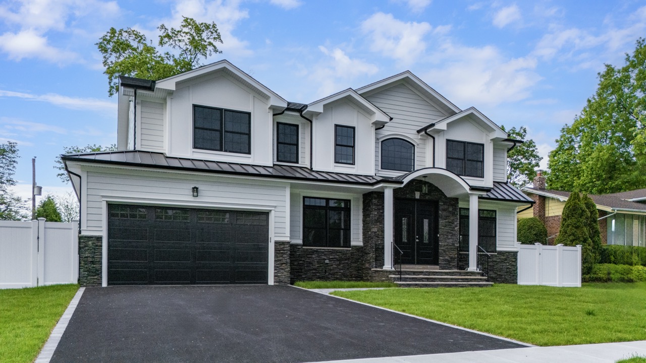 Modern home front exterior