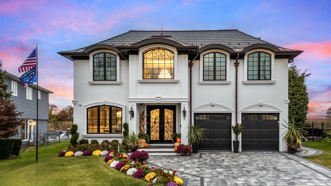 Twilight front exterior