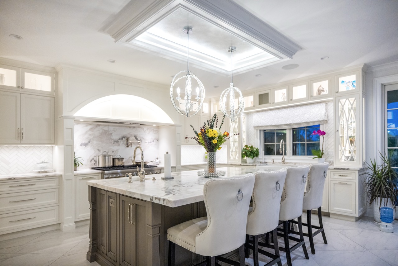 Luxury white kitchen