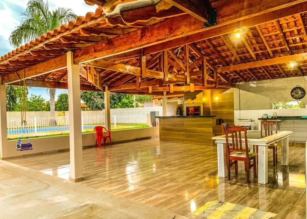 Chácara Espaço Elohim em Londrina, PR - Capacidade para 45 pessoas - Com wifi, piscina, mesas_cadeiras - Imagem 2