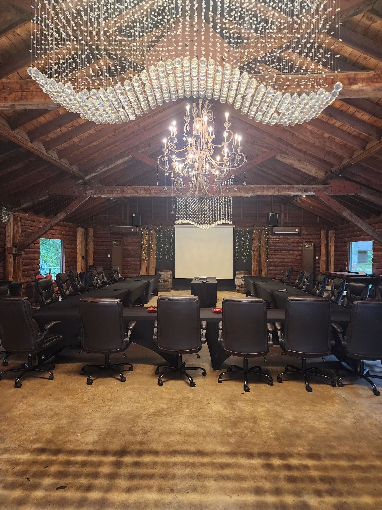 Corporate Retreats event setup