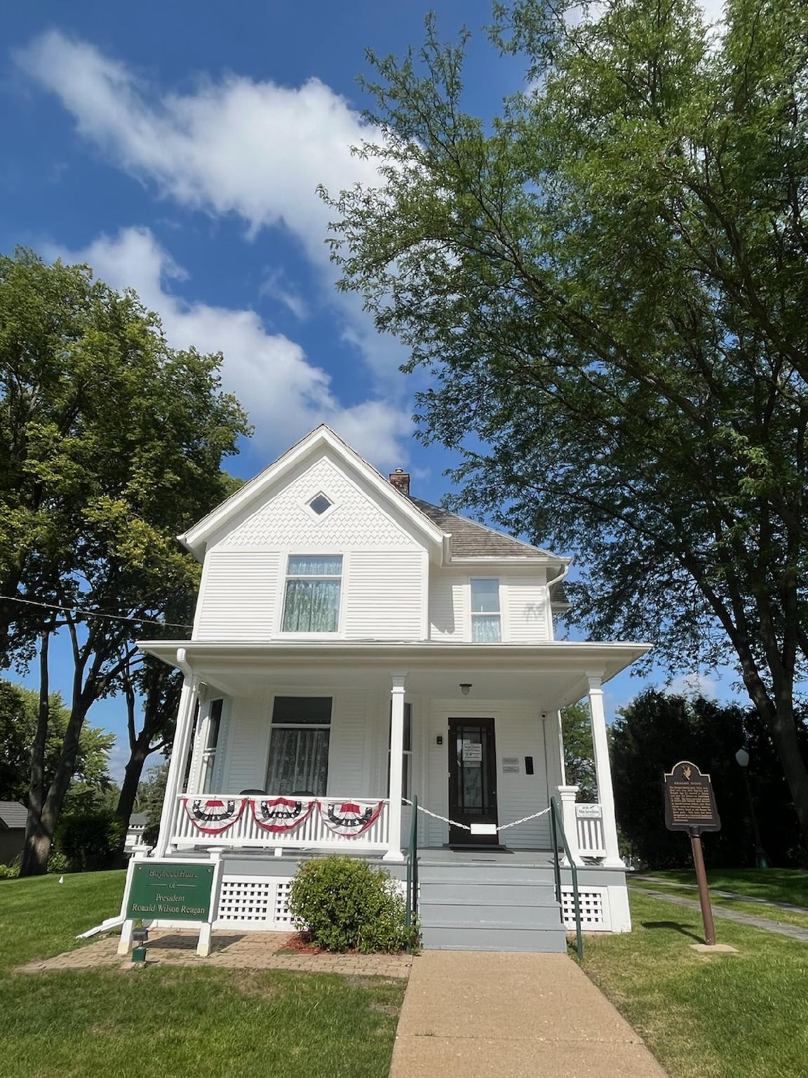 Ronald Reagan Boyhood Home — Approximately 8 miles from the lodge from East of Yellowstone Lodge